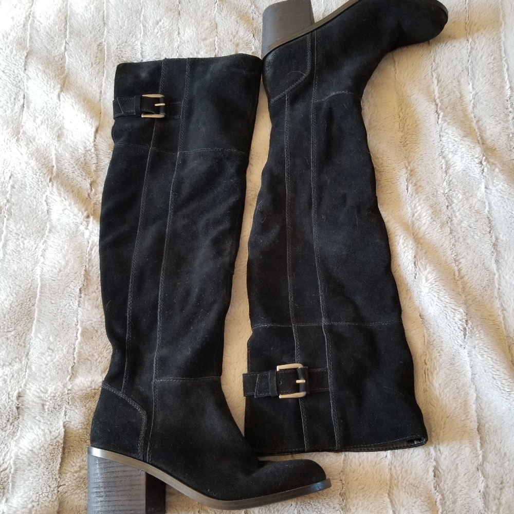 2/65$ Aldo Suede thigh-high boots